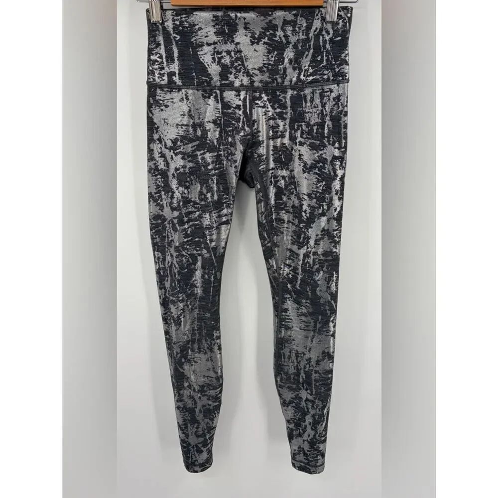 Lululemon wunder under high rise legging brindle foil 28” women’s 6 Athleisure